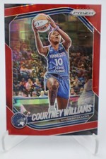 2025 Courtney Williams WNBA Prizm #69 Red Pandora #/199 Minnesota Lynx
