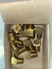 Parker Brass 1/4 Inch 90* Elbows Pack of 10 New In Box  X249F-4-4