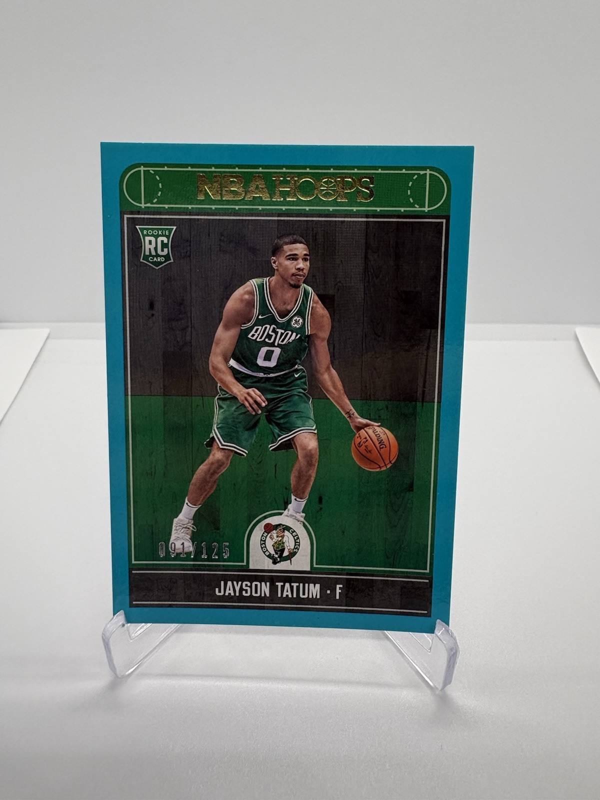2017-18 Panini NBA Hoops - Jayson Tatum #253 Teal /125 (RC)