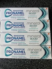 Sensodyne Pronamel Mineral Boost Refreshing Peppermint Exp 3/2026 Pack Of 4