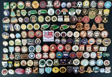 NON LEAGUE FOOTBALL TEAM LAPEL PIN BADGES - BL - BU