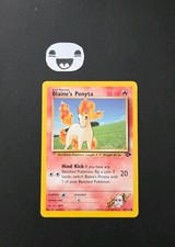 Blaine's Ponyta - 64/132 - Gym Challenge - Moderate Play - Pokemon TCG