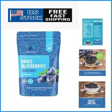 No Sugar Added Dried Blueberries - Savory 1 lb Snack for Healthy Living