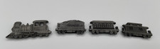 VTG train fridge magnet.  Collectors. Steam Engine coal caboose & passenger cars