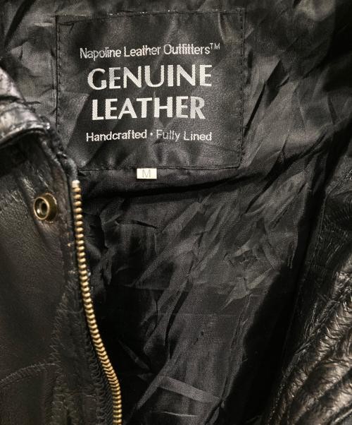 Patchwork Leather Jacket Men's Casual Fashion Bla… - image 3