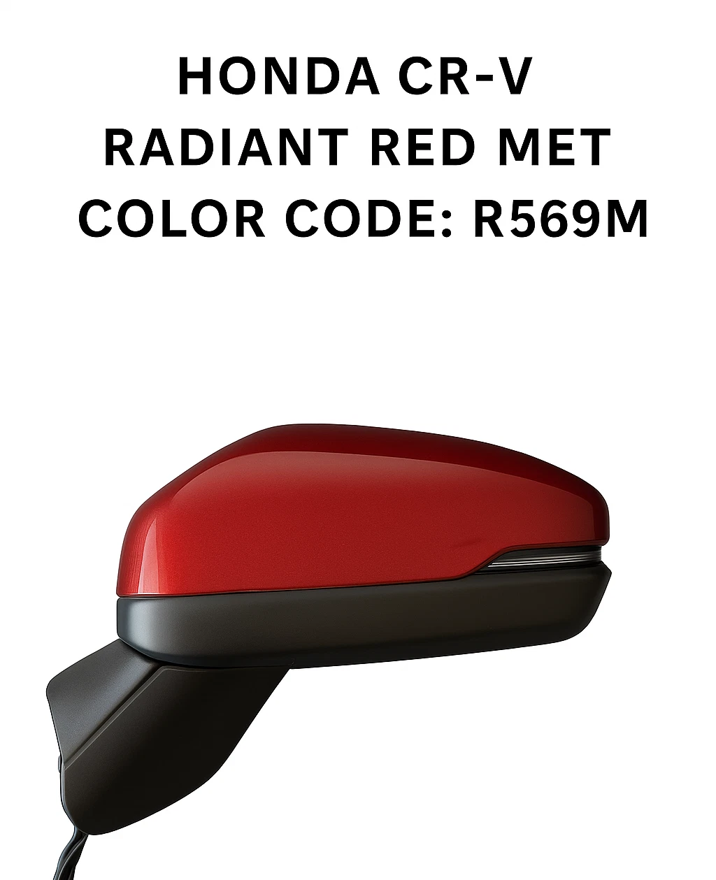 NEW RADIANT RED mirror fits 2023-26 Honda Driver Left CR-V EX, EX-L, Sport