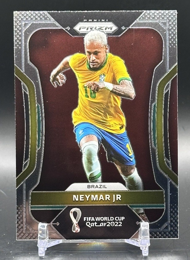 Panini Prizm 2022 World Cup Qatar Neymar Jr Base Set #32 Brazil Soccer