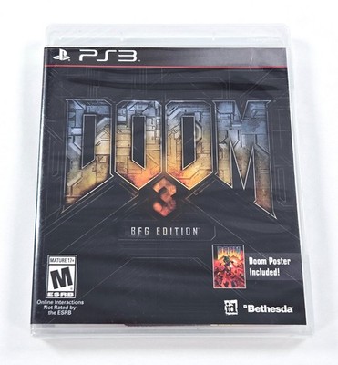 DOOM 3 BFG EDITION NEW SEALED 2012 Authentic Playstation 3 PS3