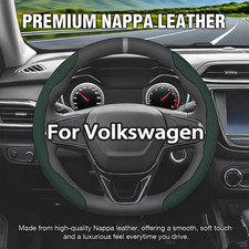 2pcs Segmented Steering Wheel Cover Fits Vw Volkswagen 14.5-15 Non-slip 2pcs Segmented Steering Wheel Cover Fits Vw Volkswagen 14.5-15 Non-slip
