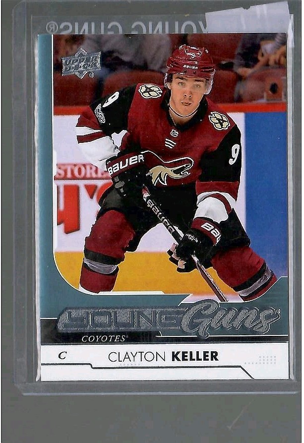 2017-18 Upper Deck #477 Clayton KELLER Young Guns RC -  Arizona Coyotes