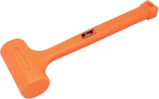 Performance Tool M7224 24-Ounce High-Visual Dead Blow Hammer (24oz), Orange 