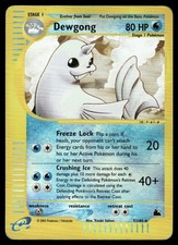 Pokemon Cards Dewgong 7/144 Reverse Holo Skyridge Rare DMG on eBay