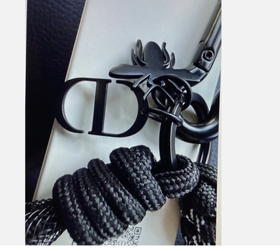 DIOR KEY RING CHAIN with CD LOGO and Bee New in Box | eBay