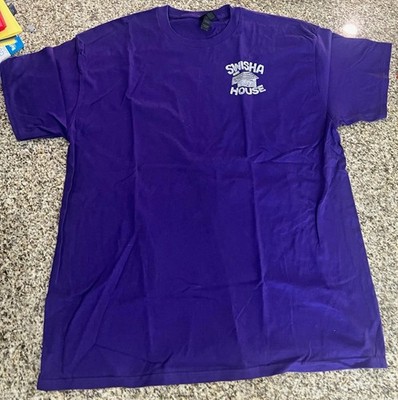 Gildan Men s XL Purple Swisha House Graphic Crew Neck Short Sleeve Knit Tee