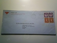 UNITED KINGDOM Travel Envelope to Italy "AMF INTERNATIONAL LTD." 1965