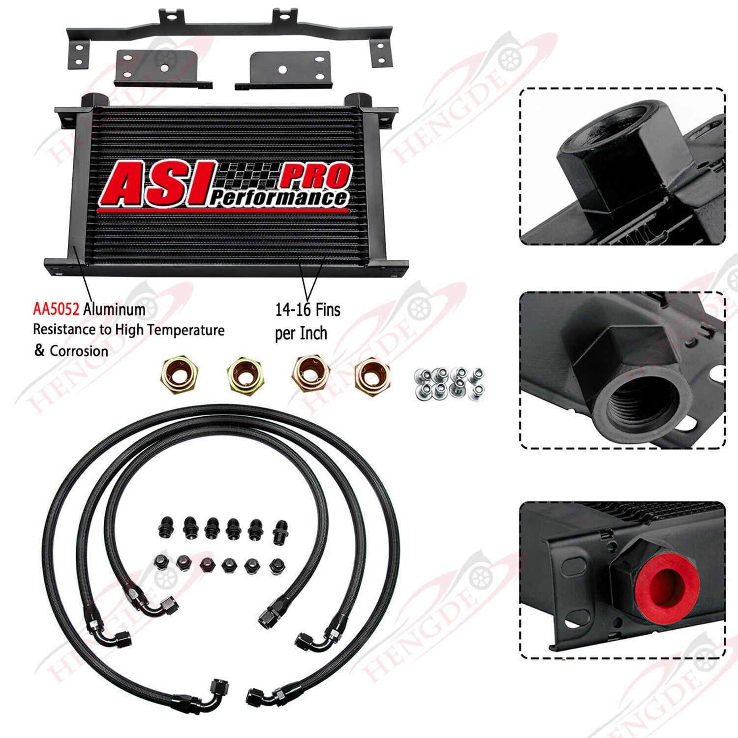 Transmission Cooler+Line Hose Kits Fit 2001-2005 Chevy Silverado Sierra Duramax