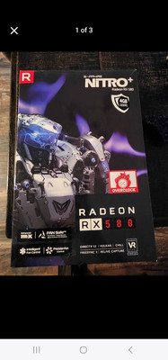 SAPPHIRE Nitro + Radeon RX 580 4GB GDDR5 Graphics Card (11265-07-20G)