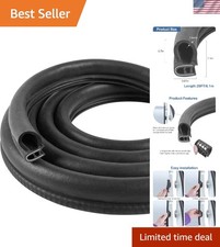 Automotive Door Weather Stripping 20Ft Car Door Rubber Edge Trim Seal Strip G...