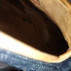 Stubbs & Wootton Distressed Denim  Escorpions women size 7 Rare  — photo 9