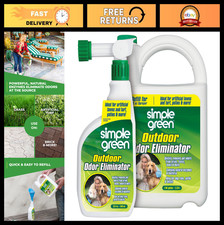 Outdoor Pet Odor Eliminator for Artificial Grass  Patio - 32 oz Sprayer  1 Gal