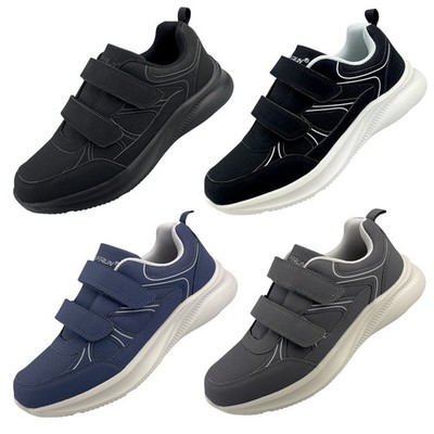 Herren Sneaker Klettverschluss Sportschuhe Freizeitschuhe Leicht Turnschuhe Neu