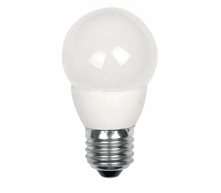 (2pk) TCP Single 5-Watt Frosted Dimmable G16 Medium (E26) LED Bulb 2700K