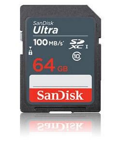 Sandisk SDSDUNR-064G-GN3IN Ultra 64 Gb Sdxc Uhs-I Class