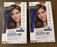 2 Clairol Nice'n Easy Root Touch-Up Permanent Hair Color, 4G Dark Golden Brown