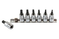 "Laser Tools Kugelkopf Sechskant Stecknuss Bit Set 3/8\"D 7Teilig 2179"