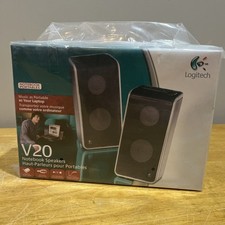 NEW Logitech V20 USB Laptop or Notebook Travel Speakers