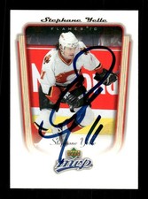 2005-06 Upper Deck MVP 66 Stephane Yelle signed auto autograph  crisp sig, dec'd