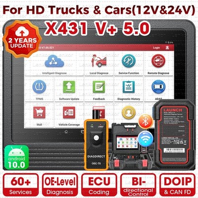 2026 LAUNCH X431 PRO3S+ V5.0 PRO Bidirectional Car Diagnostic Scanner Key Coding
