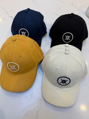 Malle London Icon Race Cap Baseball Hat - Black/Yellow/White/Blue - RRP £35