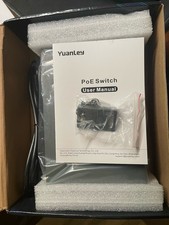 11 Port Gigabit PoE Switch 8 PoE Port 1000 Mbit/s 2 Gigabit Uplink 1 SFP Por...