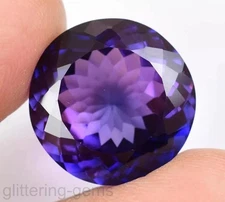 25.60 Ct Natural Purple Tanzanite Round Cut Flawless IGL Certified Gemstone 5DNP