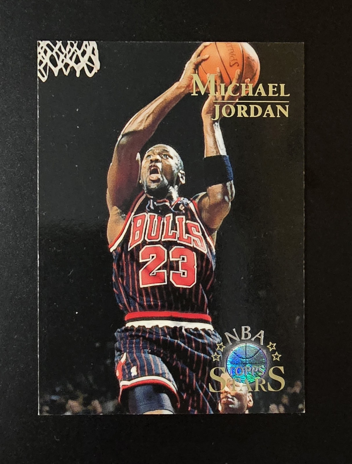 1996-97 TOPPS NBA STARS #24 MICHAEL JORDAN CHICAGO BULLS HOF