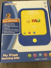Qiaojoy Kids Learning Tablet Educational Learning Pad for Toddlers 2-5 to Learn