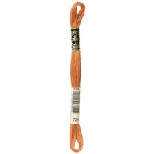 Dmc 6-Strand Embroidery Cotton 8.7yd-Medium Orange Spice