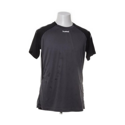 Hummel, Trainingsoberteil, Größe: XL, Grau/Schwarz, Polyester, Print #UDM