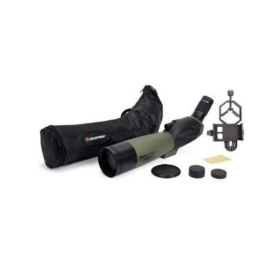 Celestron   Ultima 80 Angled Spotting Scope   20-60x Zoom Eyepiece &