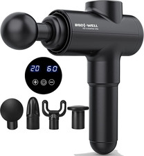 Massage Gun Deep Tissue - Back Muscle Massager w/High Torque Motor for Black