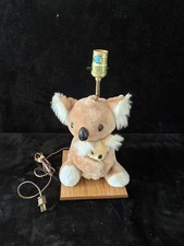 Vintage 80s A.D.I. Koala Bear Baby Joey Nursery Lamp Kitschy Retro Decor