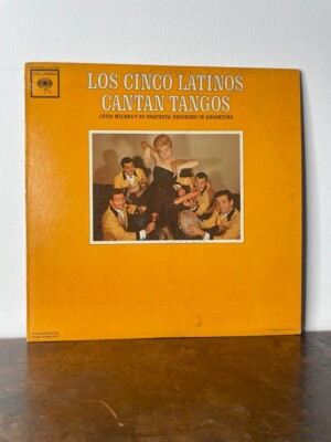 Los Cincos Latinos Cantan Tangos - Columbia Monaural EX 5086