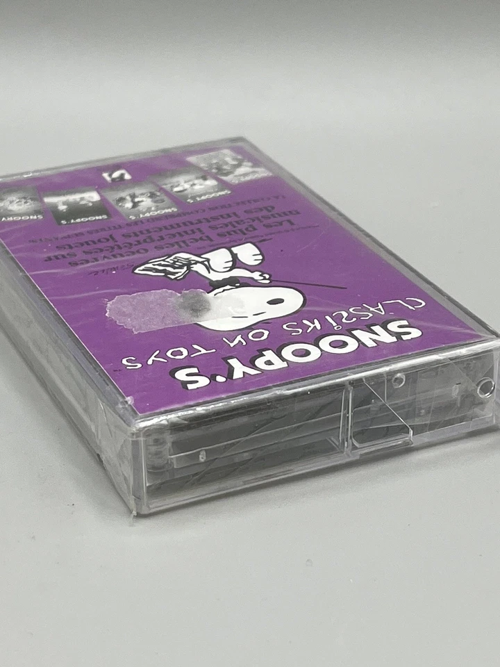 SEALED Snoopy's Classics Classiks on Toys Cassette Beatles Beethoven's 5th Plus - Image 4 of 4