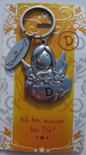 Guardian Angel Letter D Keyring Keychain NEW A5.2 