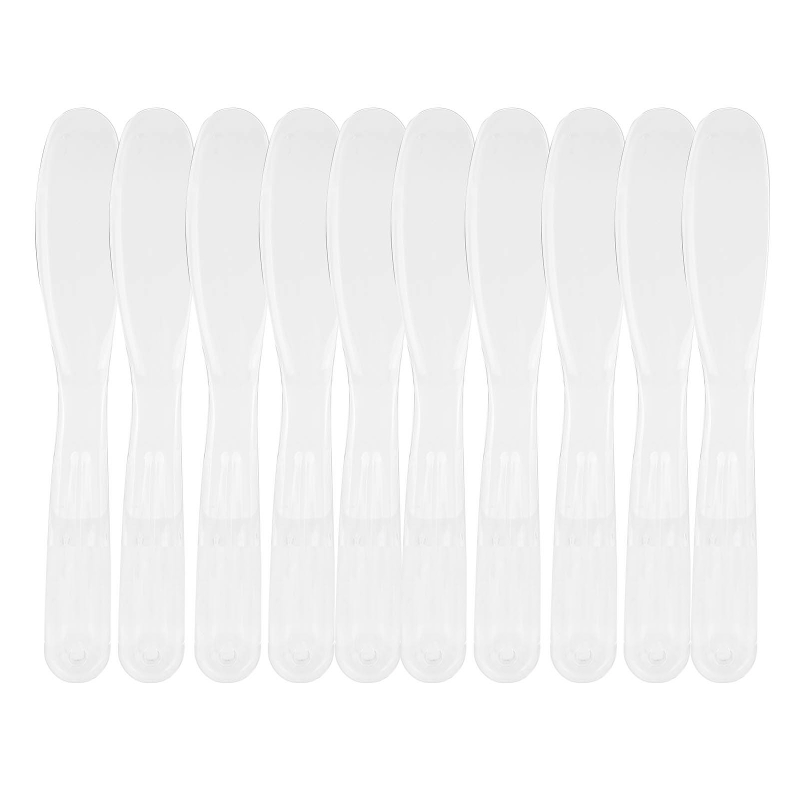 COSMETIC FACIAL TOOL MIXING SPOON SPATULAS PLASTIC MAKEUP BEAUTY TOOL