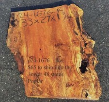 Poplar slab  live edge  epoxy river table  DIY  p24-1676