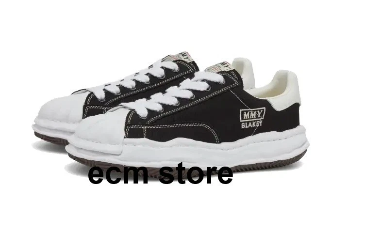 Maison Mihara Yasuhiro Baskets Blakey OG Sole Canvas Low Black Noir chaussures