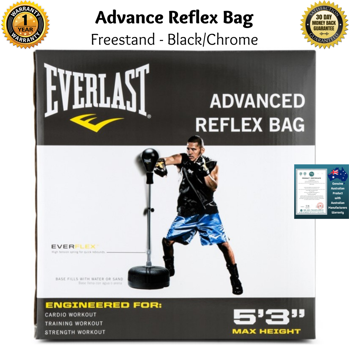 Cardio Fitness Bag Everlast Cardio Strike Everlast Everflex Cardio