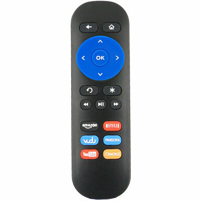 Replaced Remote fit for ROKU 1/2/3/4 HD, LT, XS, XD Express/Premiere/Ultra